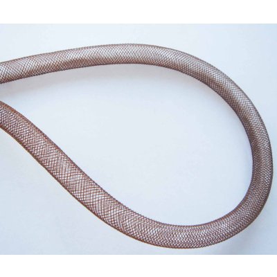 画像1: ネットチューブ 8mm 茶 １ｍ