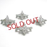 ラインストーンスペシャルパーツ スペーサー 4個セット ロジウムカラー