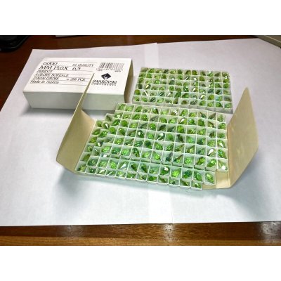 画像4: #6000 PERIDOT  AB（ペリドットAB）13X6.5mm 　2グロス