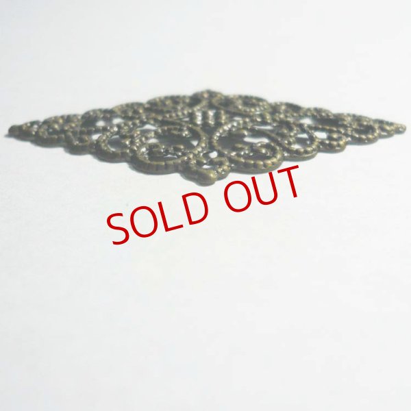 画像3: 座金　菱形（L)　金古美 (3)