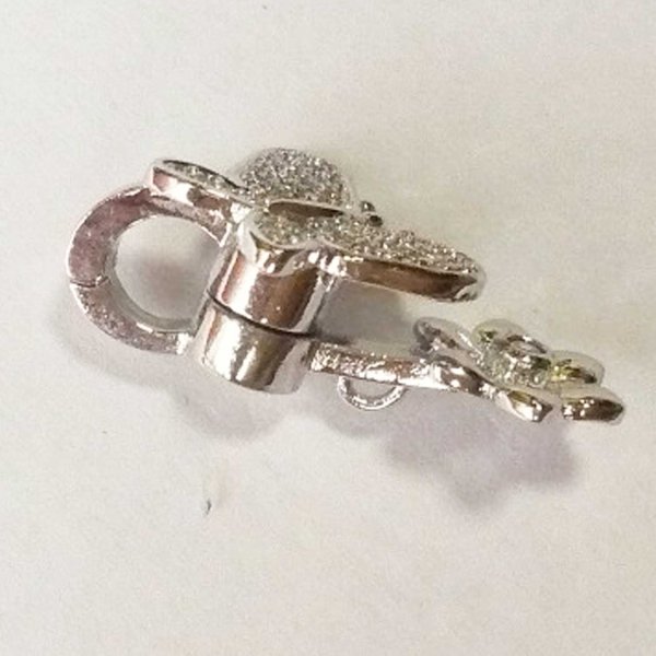 画像2: ラインストーンバタフライ＆フラワーショートナー (2)